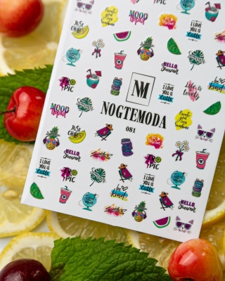 Наклейки для ногтей NOGTEMODA 081